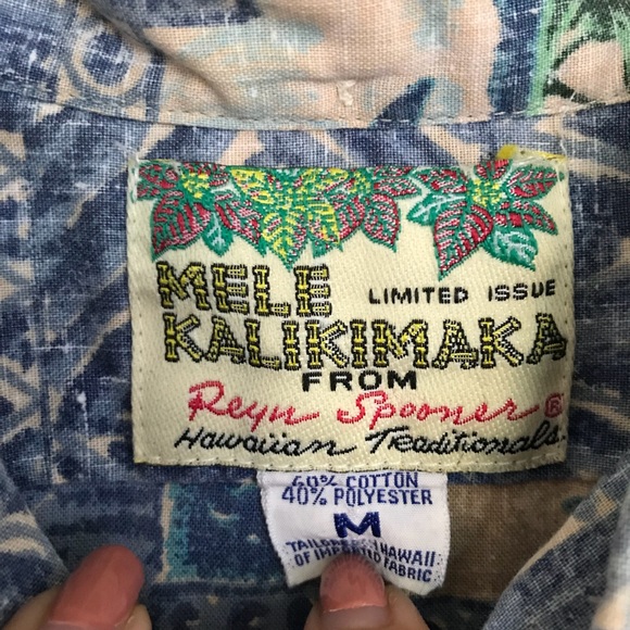 🎄$32 LIMITED EDITION 1996 - REYN SPOONER - SIZE M - Picture 6 of 8